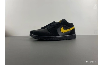 Hyperoad Low University 'Black Jordan Air Gold' 1 1125